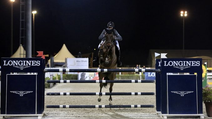 Kristaps Neretnieks in Al Ain Grand Prix World Cup Qualifier riding Moon Ray