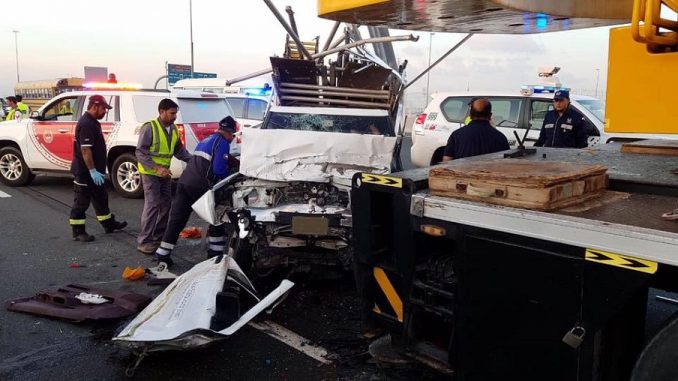 MBZ Road crash