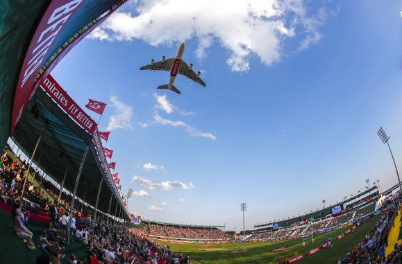 Spectacular flypasts wow crowds at Rugby Sevens