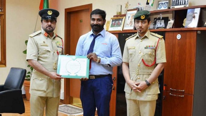 driver honoured
