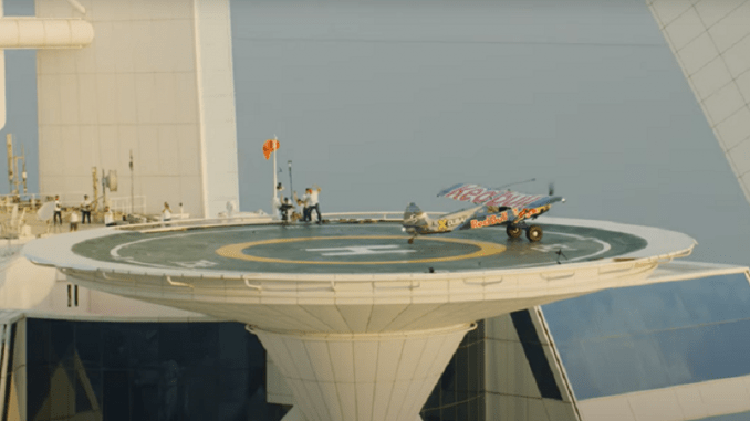 Red Bull Landing Burj al Arab